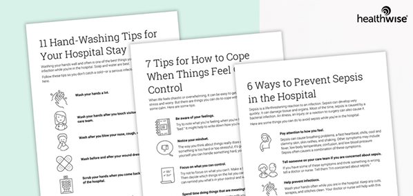 examples of patient education sheets